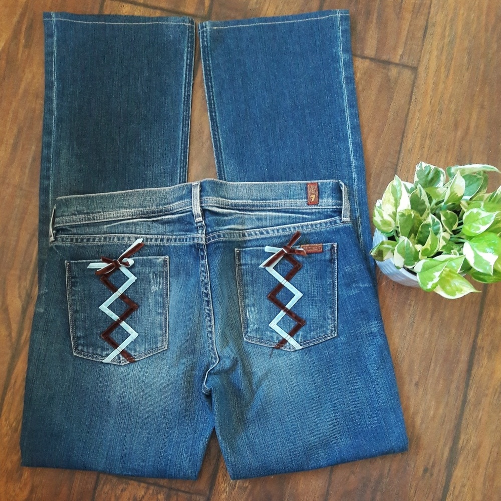 7 For All Mankind Straight Jeans Size 30